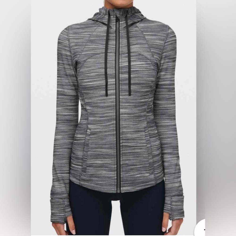 lululemon athletica Heathered Navy Nulu Define Jacket size 8